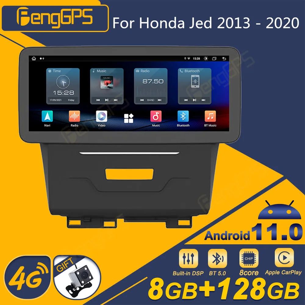 Honda Jed 2013 - 2020 Android autoraadio 2Din Stereo Vastuvõtja Autoradio Multimeedia Mängija GPS Navi juhtseade Ekraan